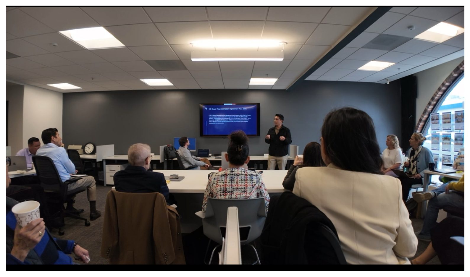 Coldwell Banker Global Luxury and Commercial team members in San Francisco office